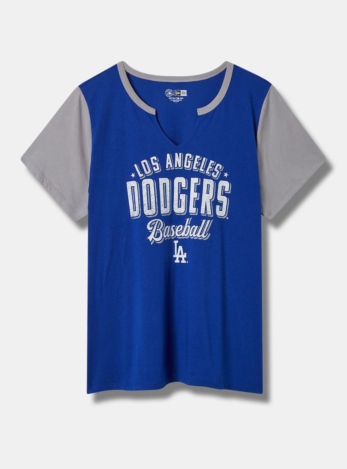 MLB Los Angeles Dodgers Girls' Crew Neck T-Shirt - XS