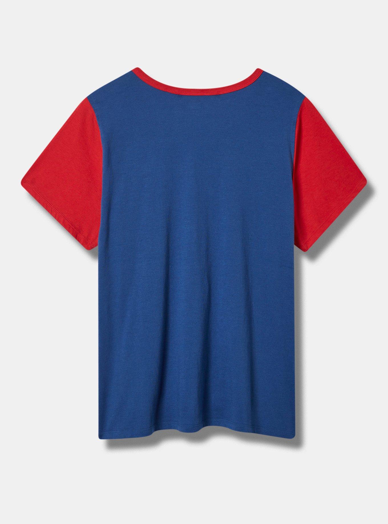 MLB Chicago Cubs Classic Fit Cotton Notch Tee, BLUE, alternate