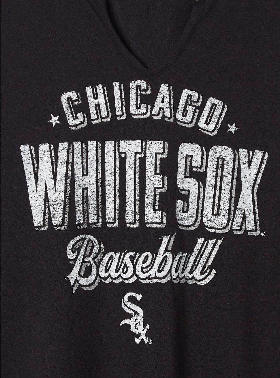 MLB Chicago White Sox Classic Fit Cotton Notch Tee, DEEP BLACK, alternate