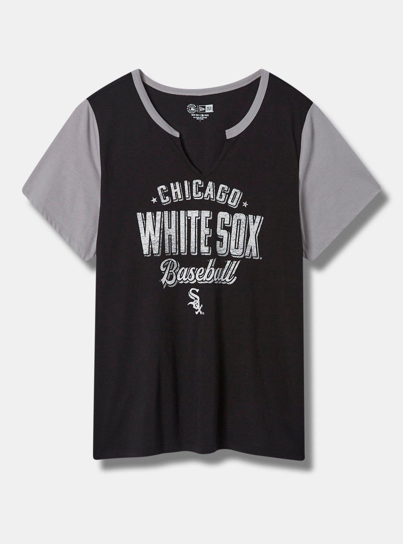 Plus Size - MLB Chicago White Sox Classic Fit Cotton Notch Tee - Torrid