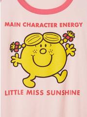 Little Miss Sunshine Classic Fit Cotton Ringer Tank, PINK, alternate