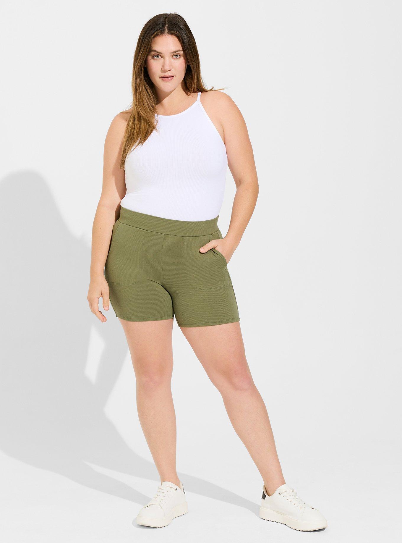 Plus Size - 9 Inch Signature Waist Pocket Bike Short - Torrid