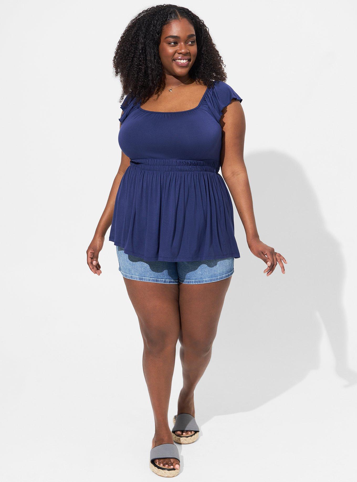 Cinched Waist Babydoll Tank