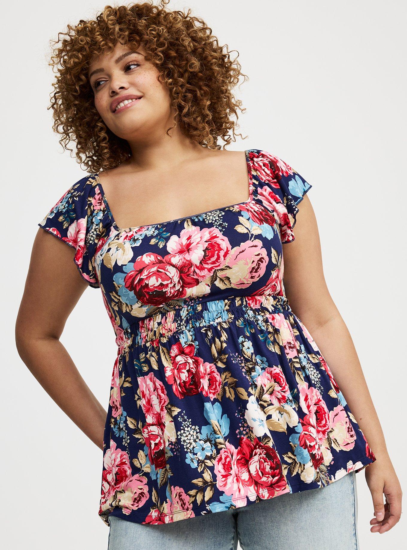 Cinched Waist Babydoll Tank