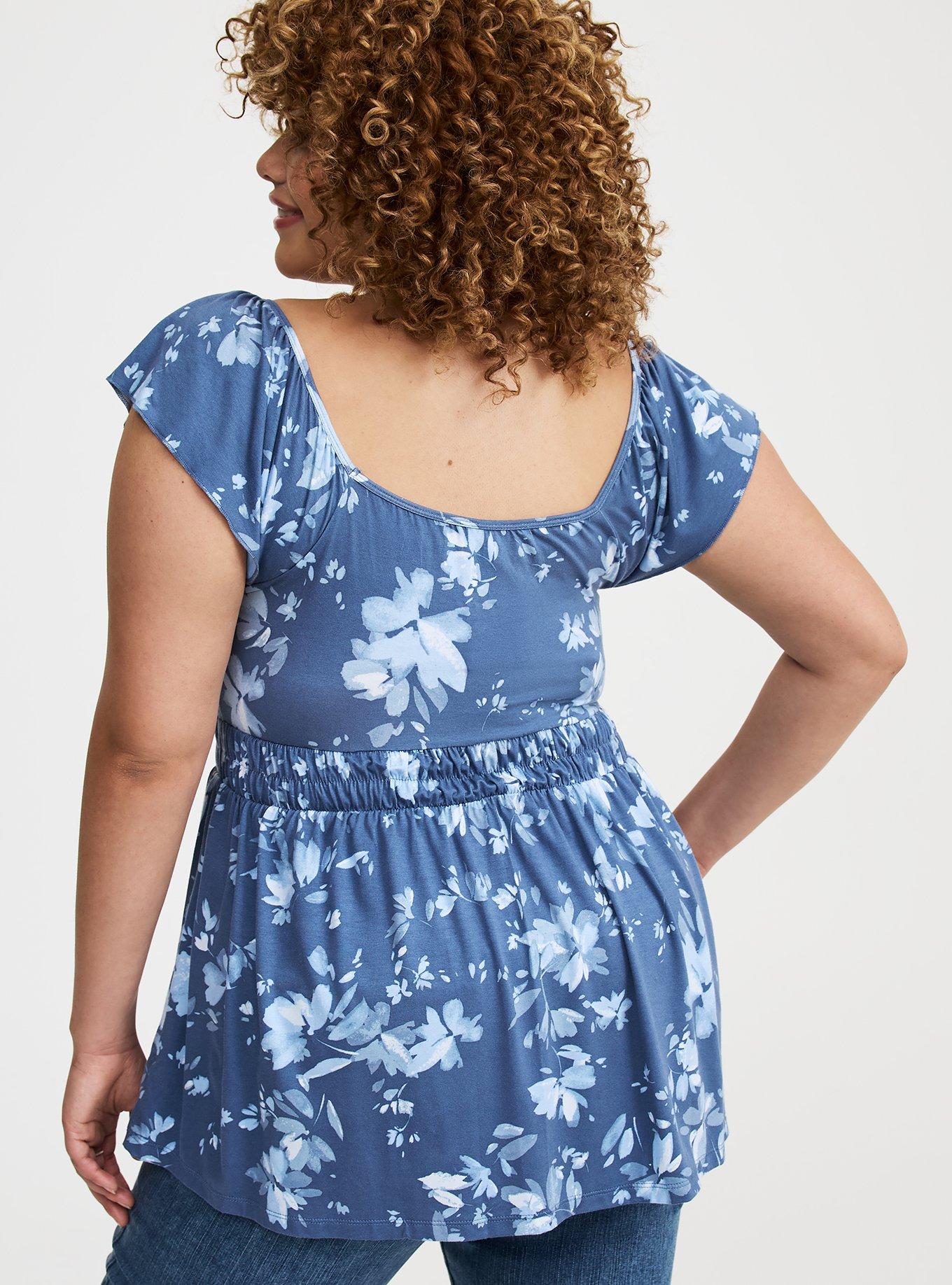 Cinched Waist Babydoll Tank