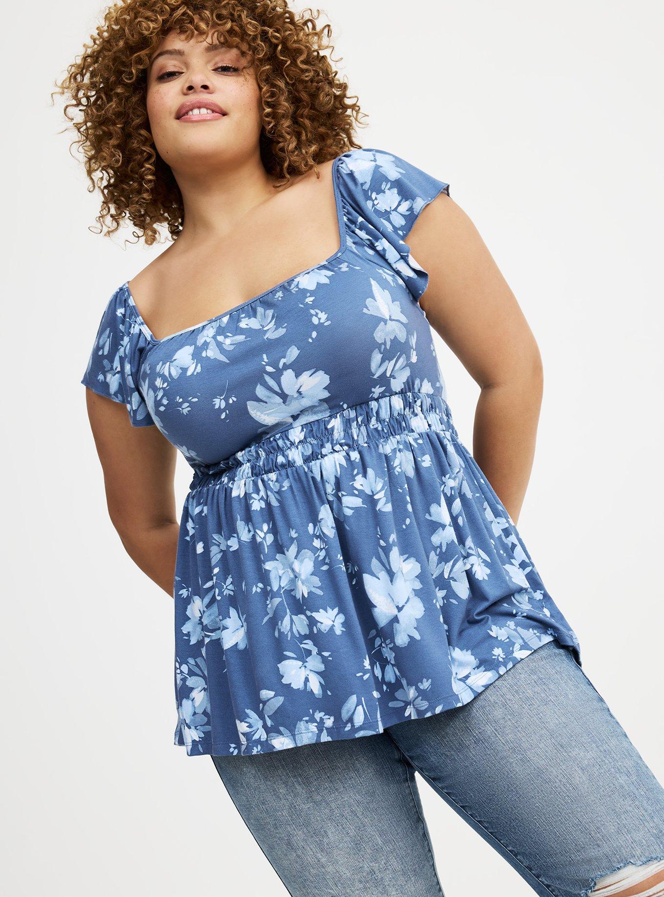 Cinched Waist Babydoll Tank
