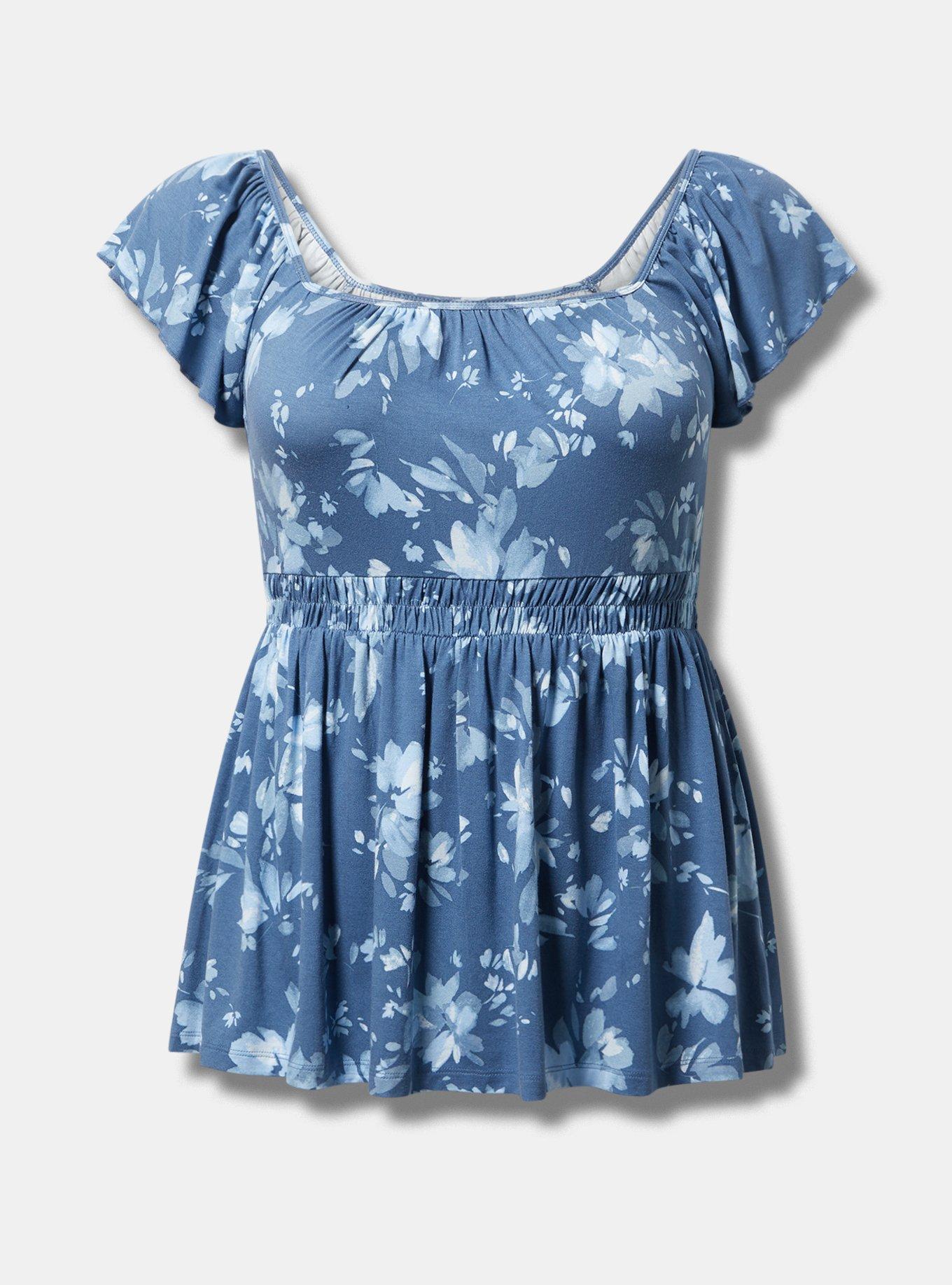 Cinched Waist Babydoll Tank