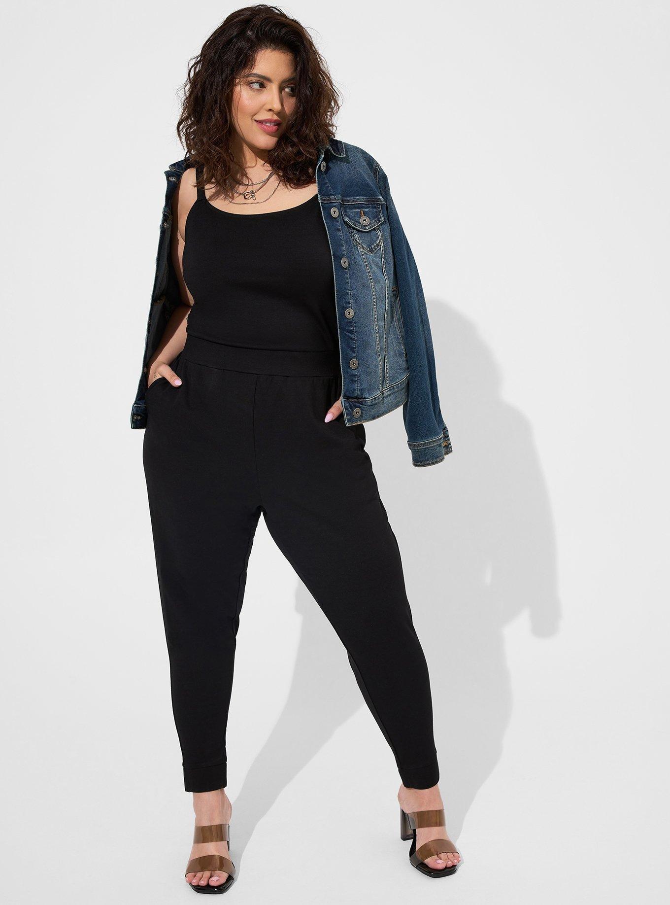 Plus Size - Ponte Sleeveless Jumpsuit - Torrid