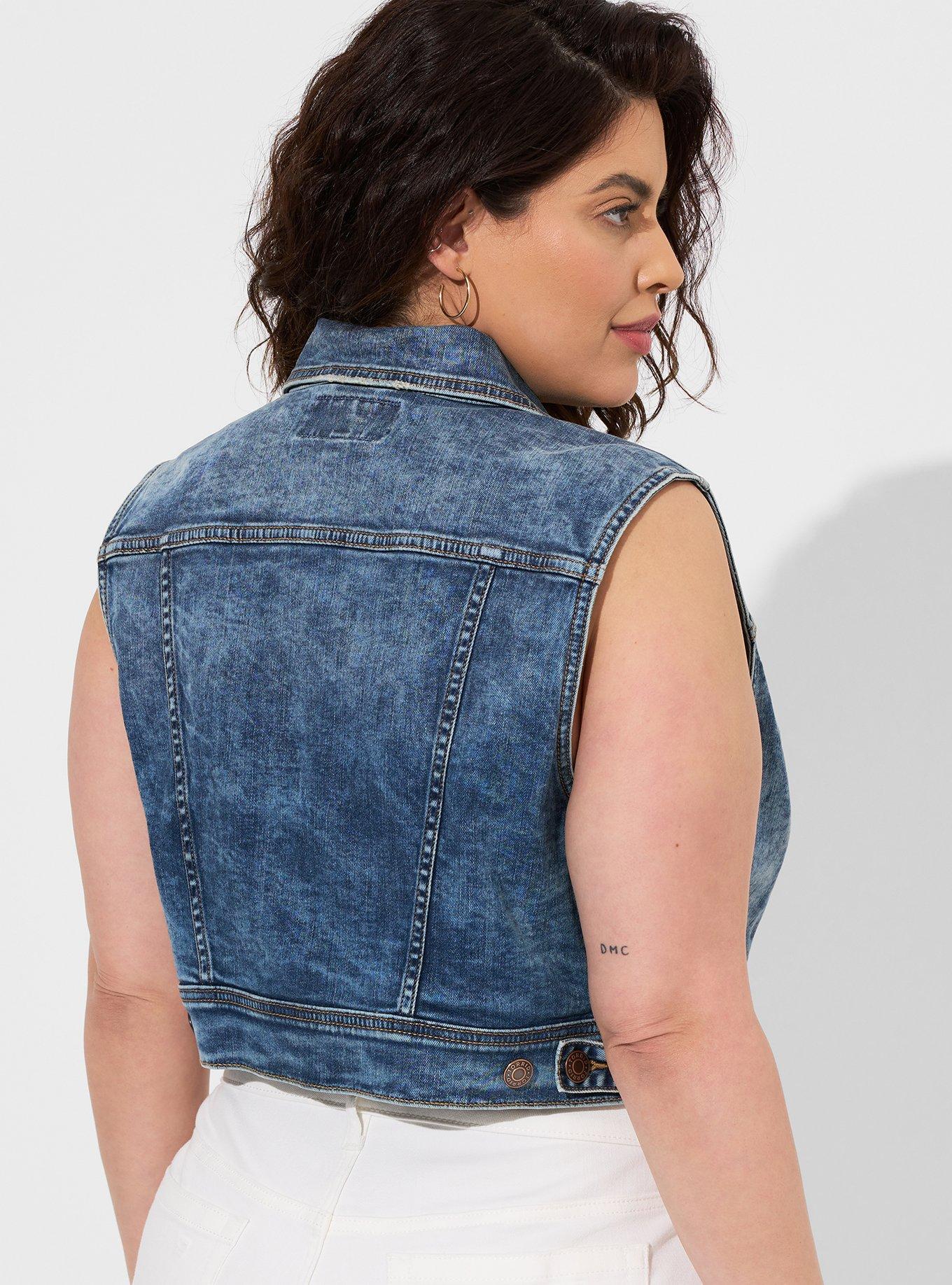 Torrid store jean vest