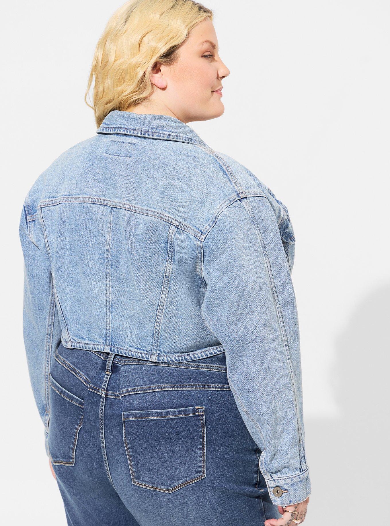 Torrid Cropped online Jean Jacket 3X