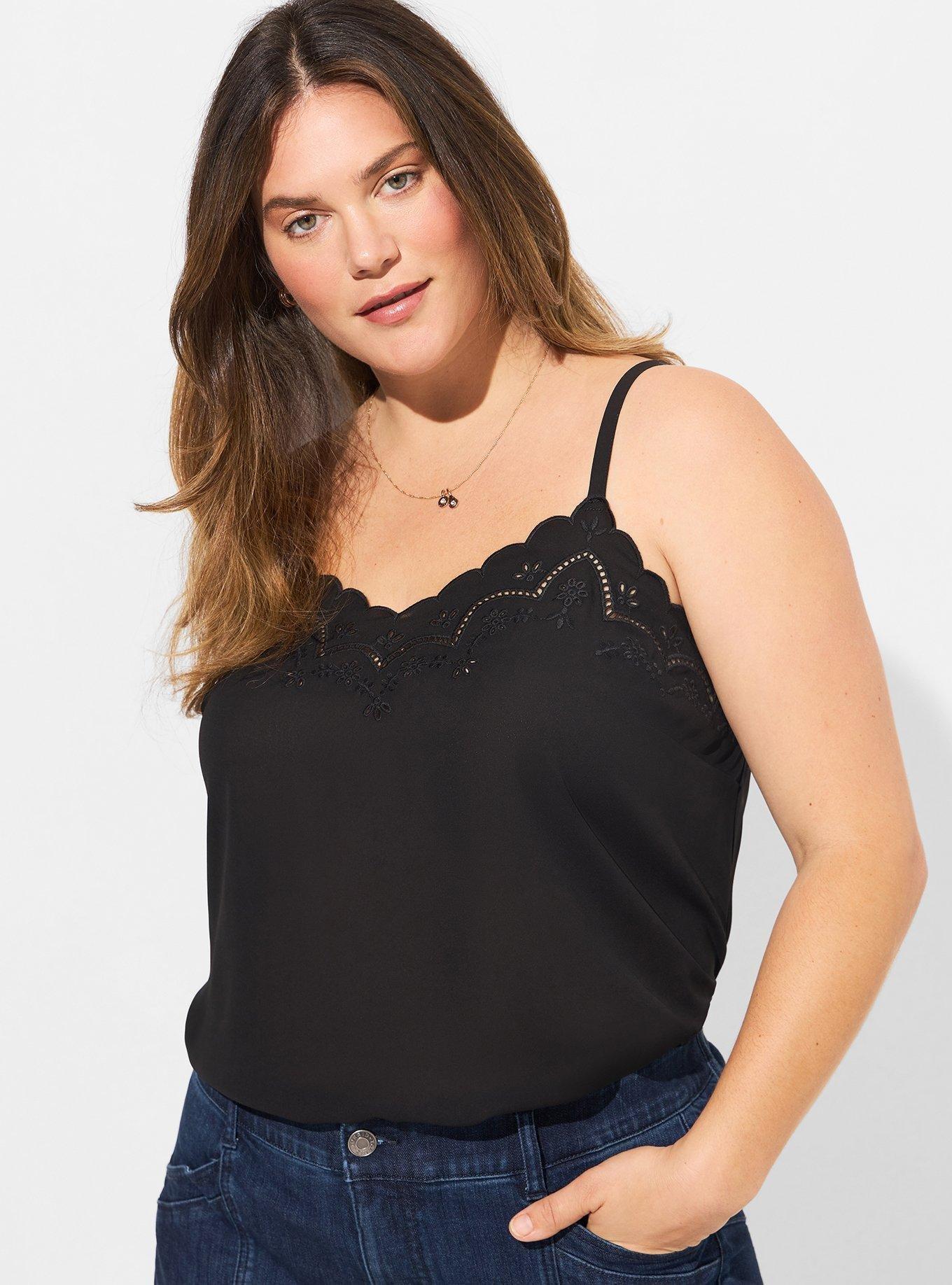 Plus Size - Sophie Georgette Embroidered Cami - Torrid