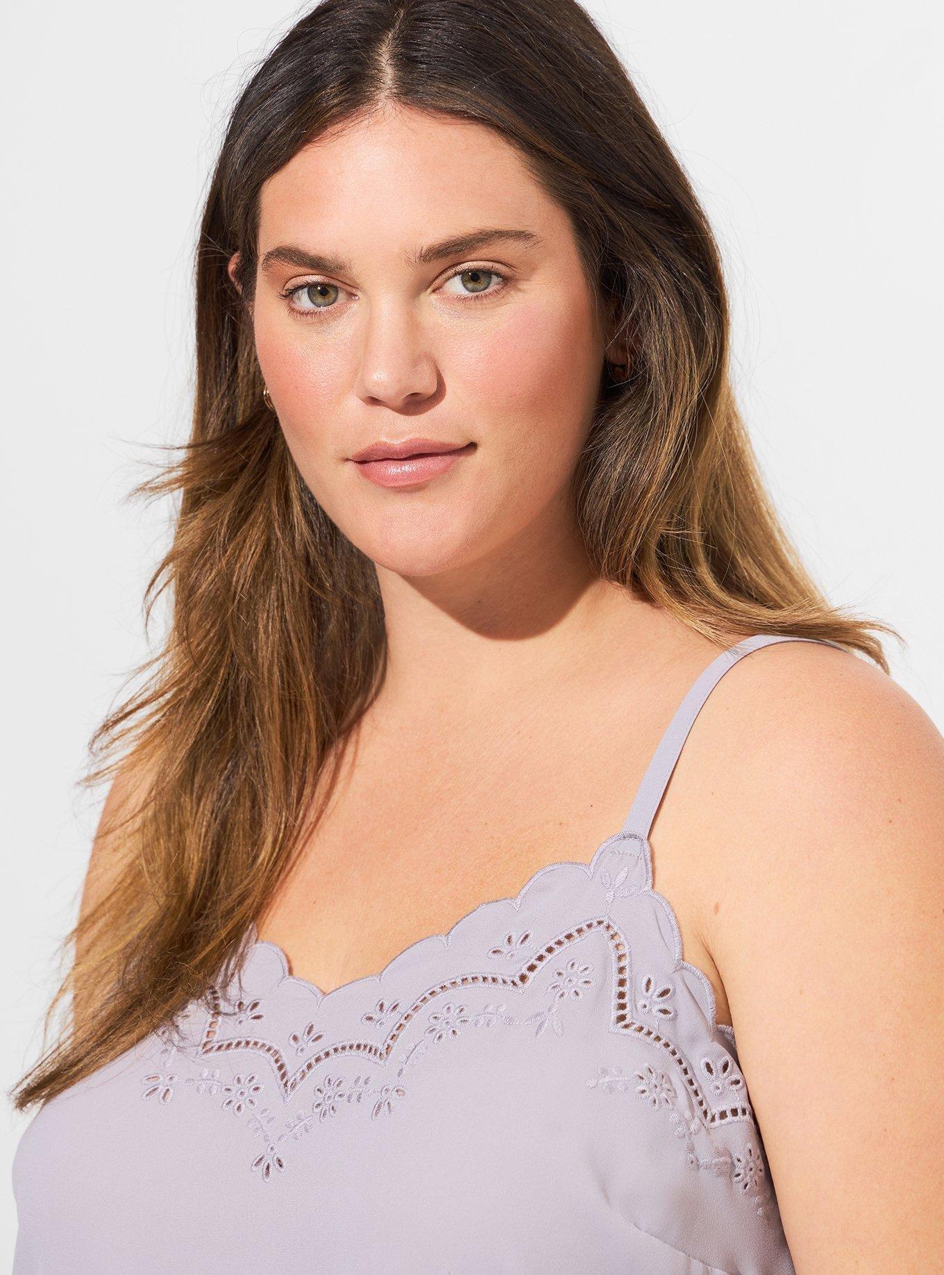 TORRID Sophie Georgette Embroidered Cami