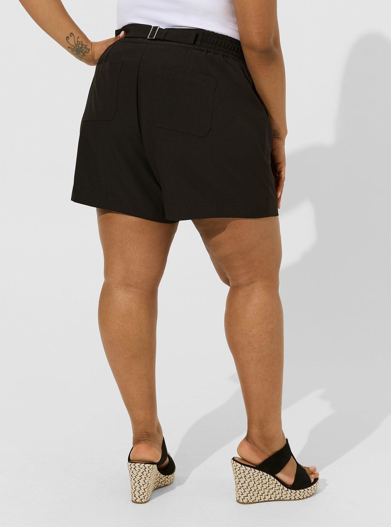 Wide Leg Studio Crepe Short