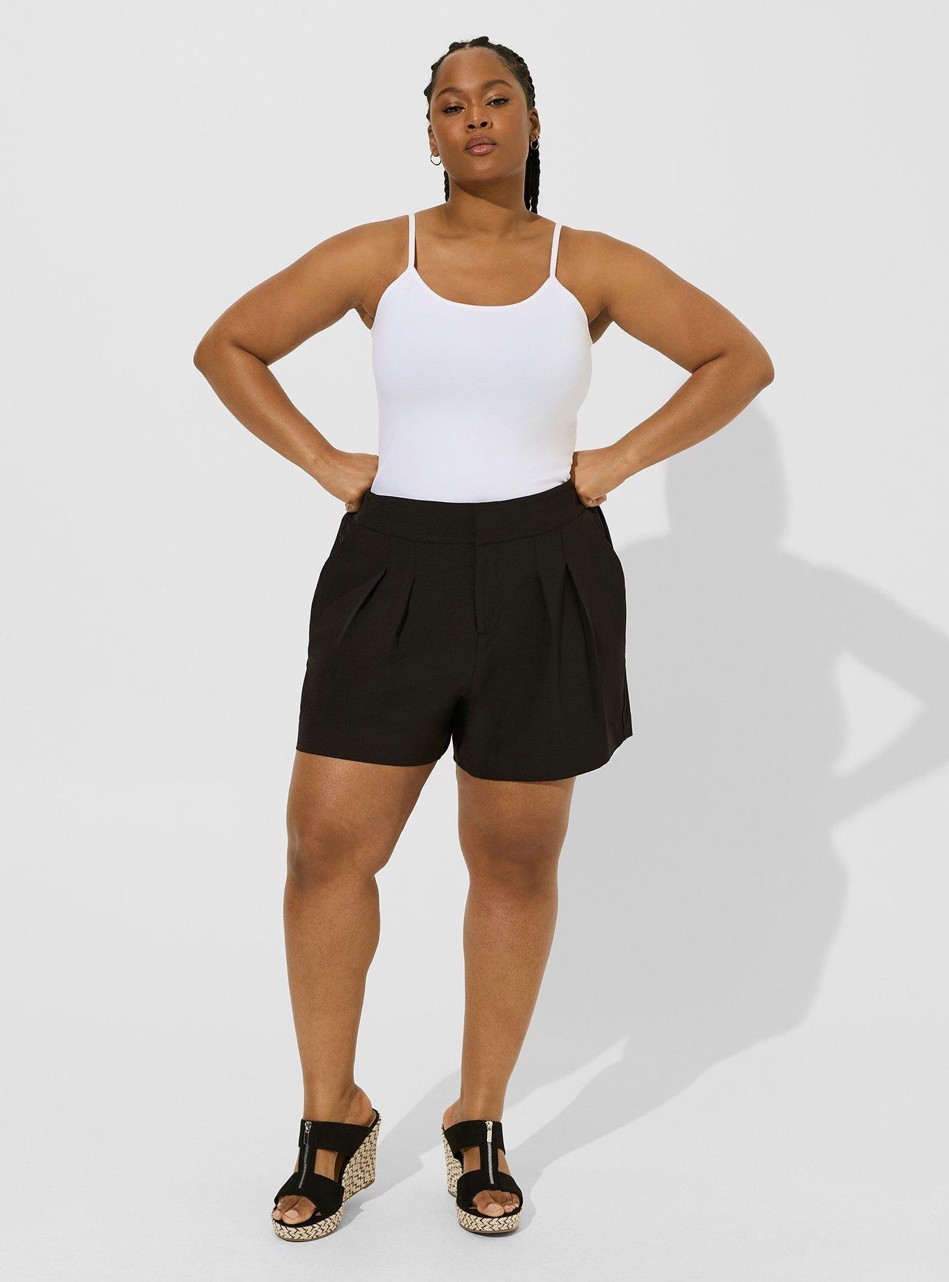 Wide Leg Studio Crepe Short