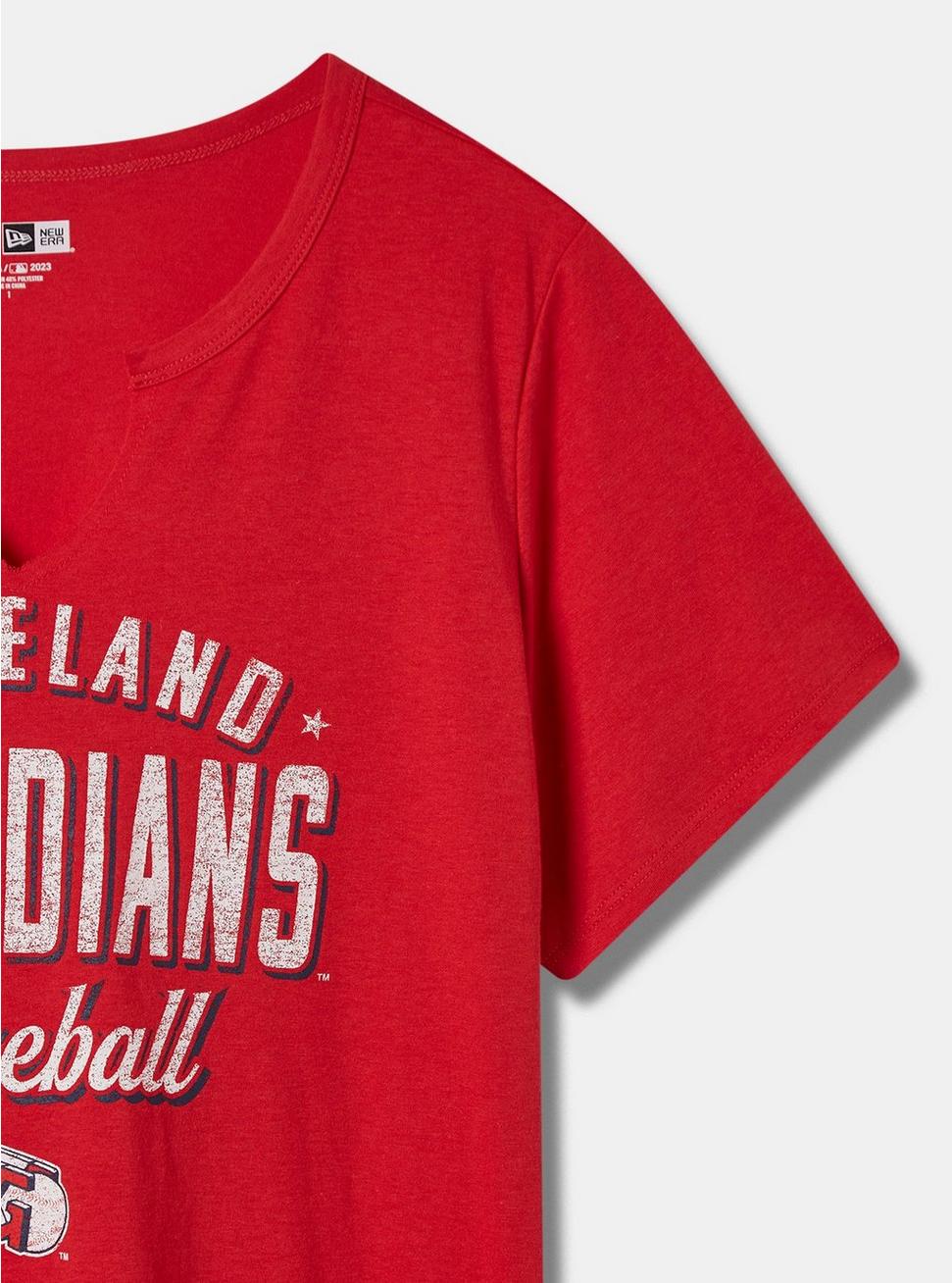 MLB Cleveland Guardians Classic Fit Cotton Notch Tee, JESTER RED, alternate