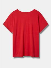 MLB Cleveland Guardians Classic Fit Cotton Notch Tee, JESTER RED, alternate