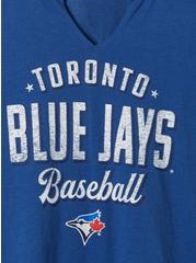 MLB Toronto Blue Jays Classic Fit Cotton Notch Tee, BLUE, alternate