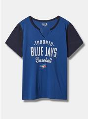 MLB Toronto Blue Jays Classic Fit Cotton Notch Tee, BLUE, hi-res