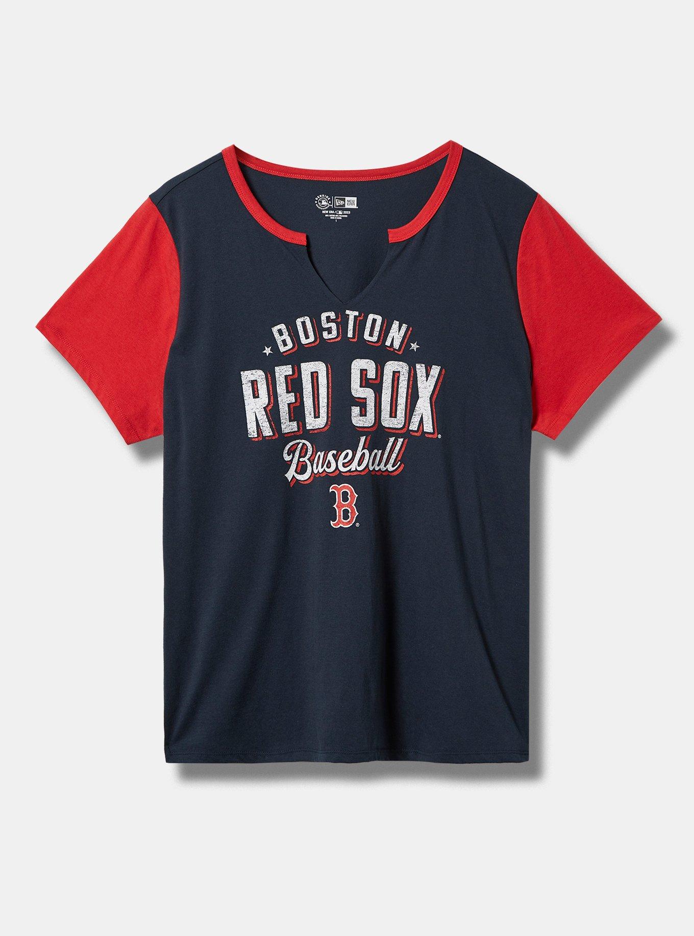 Plus Size - MLB Boston Red Sox Classic Fit Cotton Notch Tee - Torrid