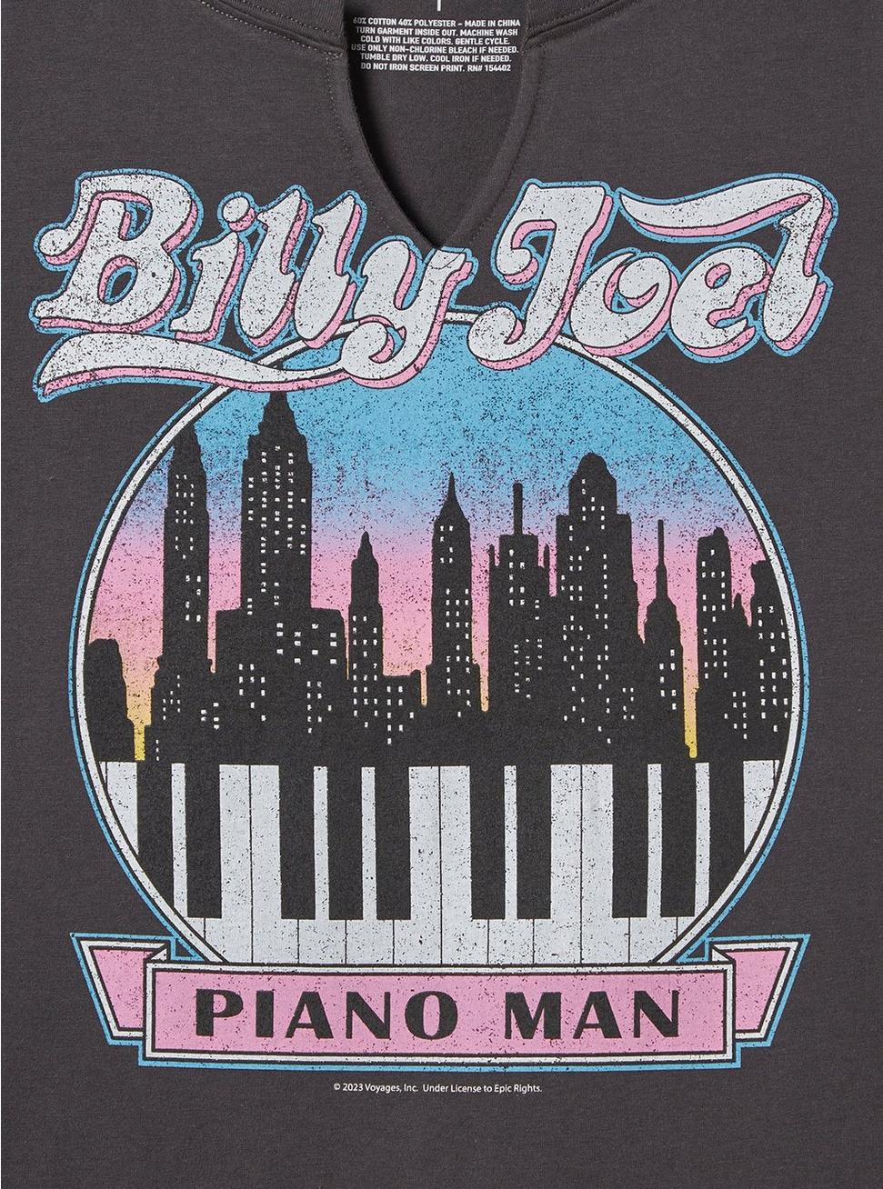 Billy Joel Classic Fit Cotton Notch Tank, VINTAGE BLACK, alternate