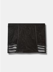 Lacey Bondage Skirt, RICH BLACK, hi-res