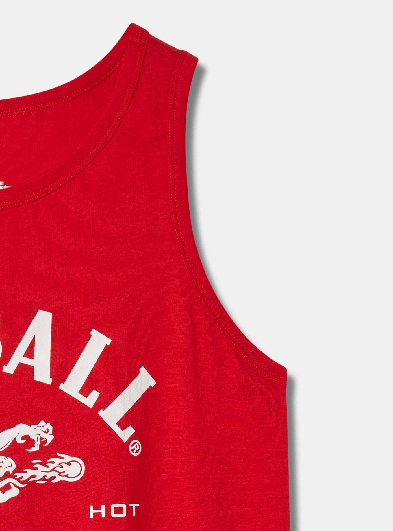 Plus Size - Fireball Classic Fit Cotton Crew Tank - Torrid