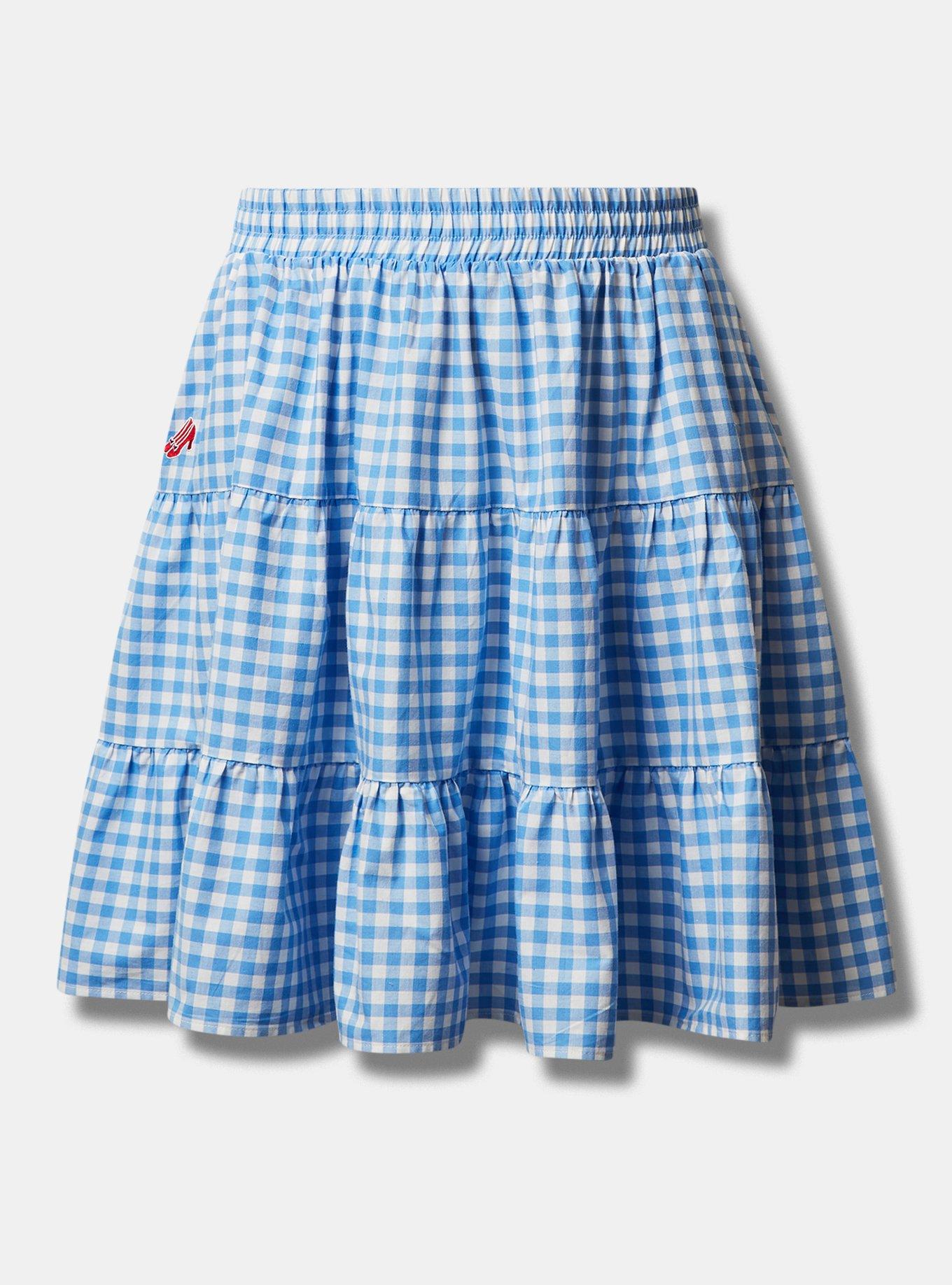 angora check tweed skort シェリエ