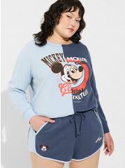 Disney Mickey Mouse Club Pull-On Fleece Short, PEACOAT, alternate
