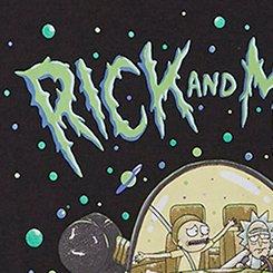 Rick And Morty Classic Fit Cotton Crew Tank, DEEP BLACK, swatch
