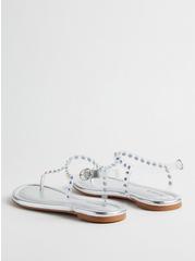 Embellished Jelly T-Strap Sandal (WW), CLEAR, alternate