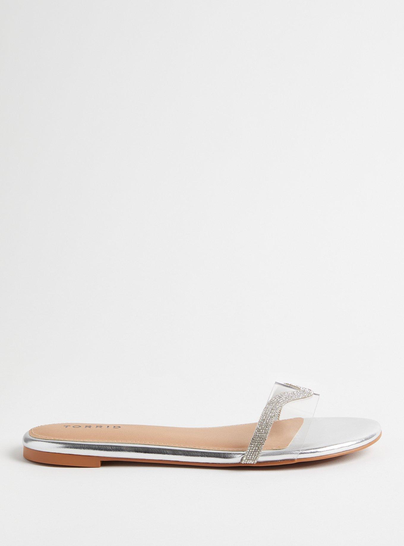 Plus Size - Lucite Slide Sandal (WW) - Torrid