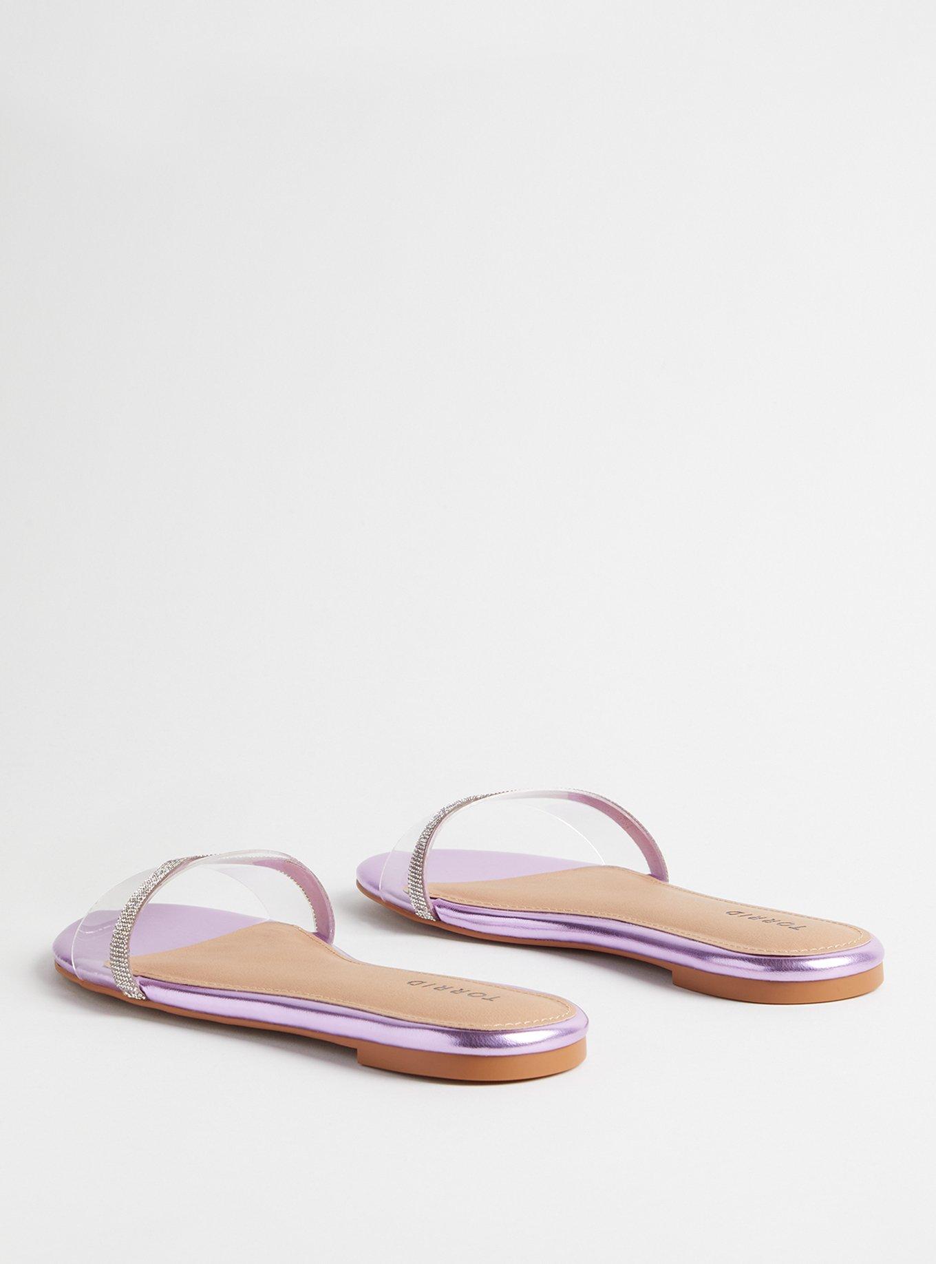 Lucite Slide Sandal (WW