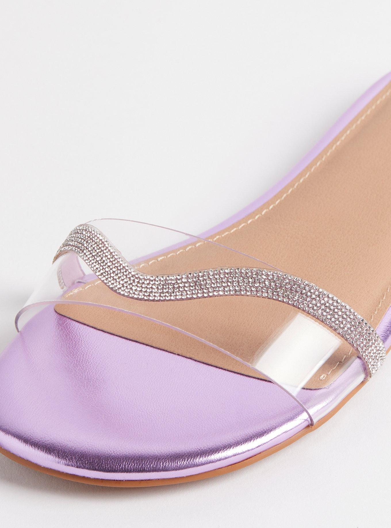 Lucite Slide Sandal (WW