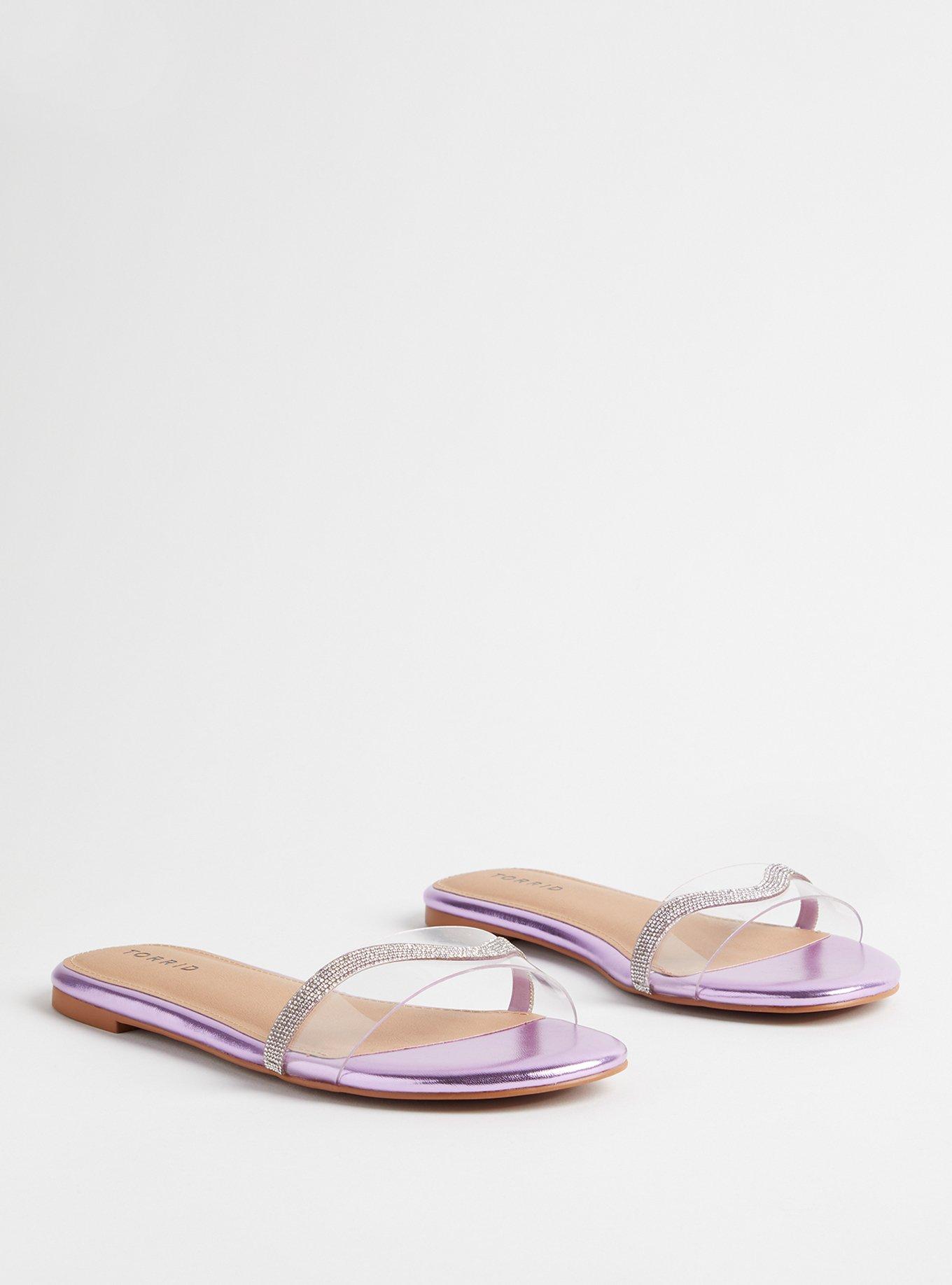 Lucite Slide Sandal (WW