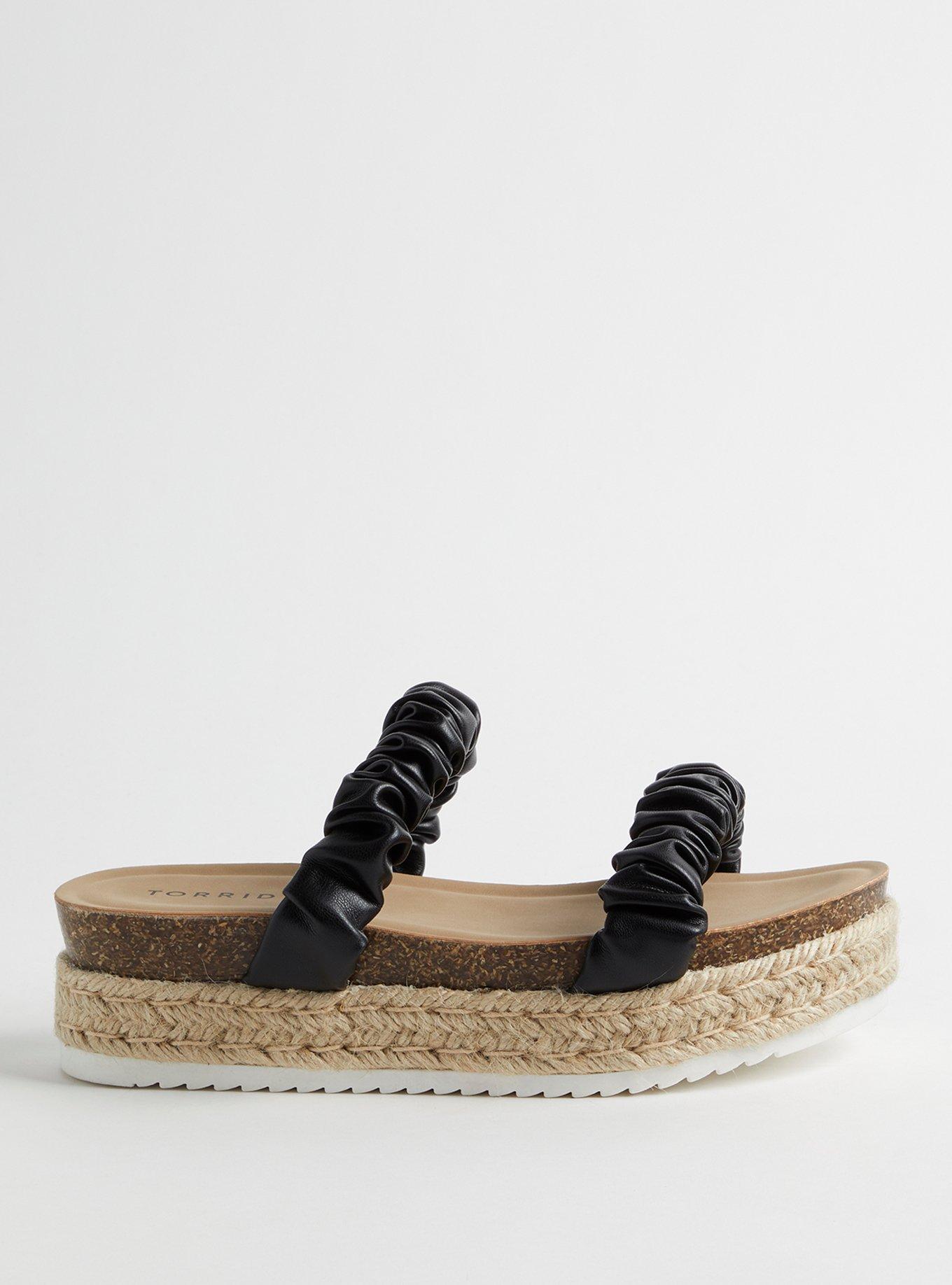 eva espadrille platform slide
