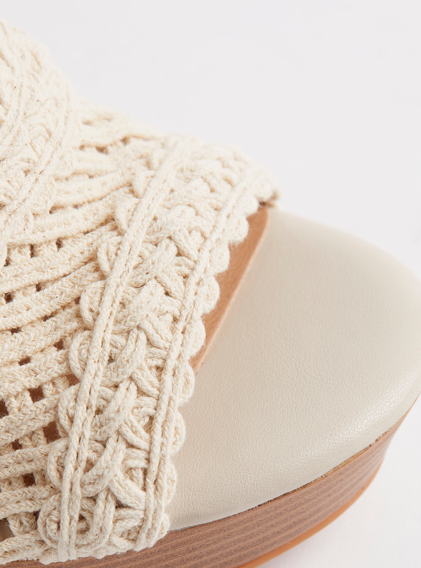 Plus Size - Crochet Cage Platform Wedge (WW) - Torrid