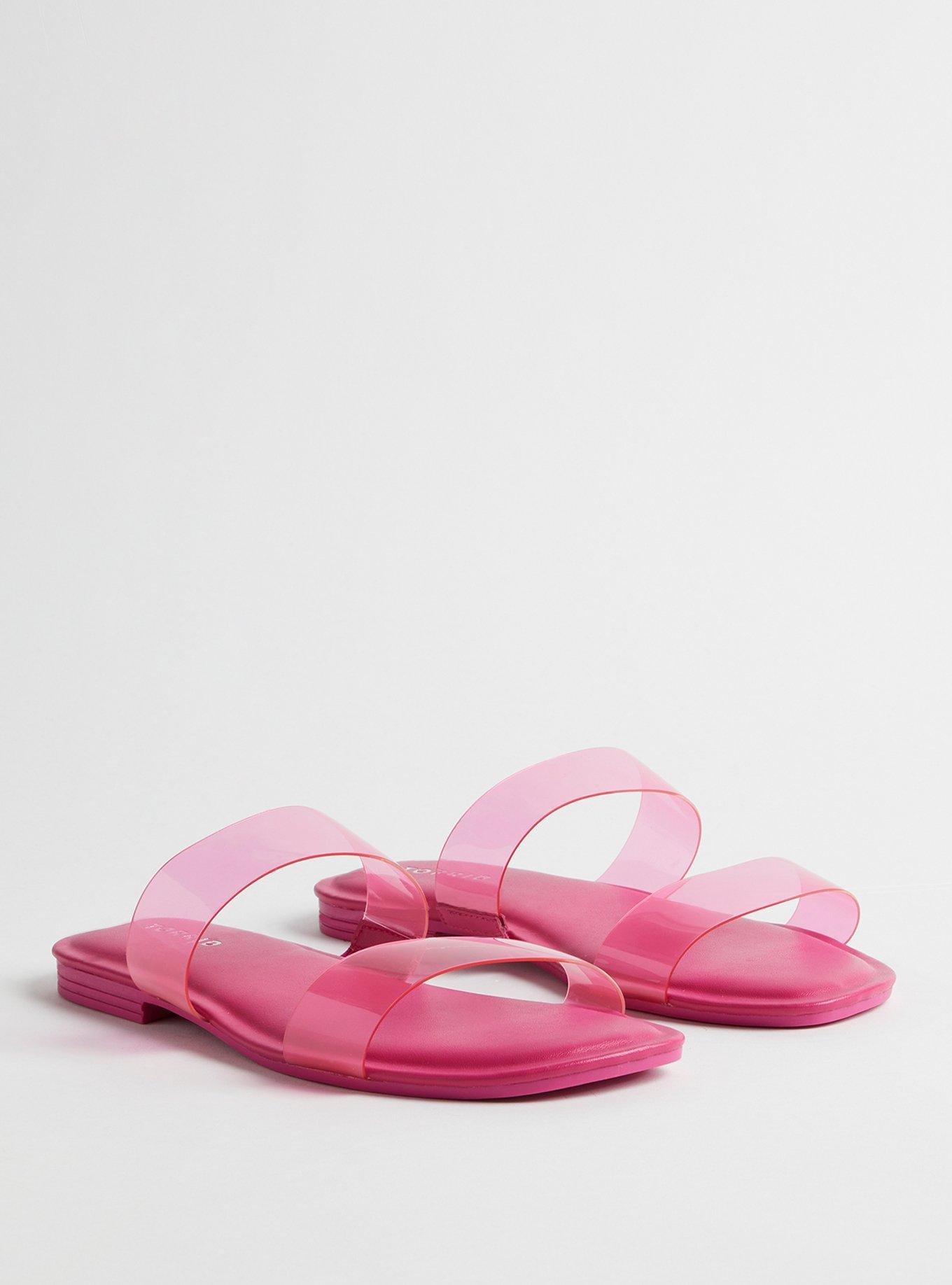 Lucite Strappy Sandal (WW