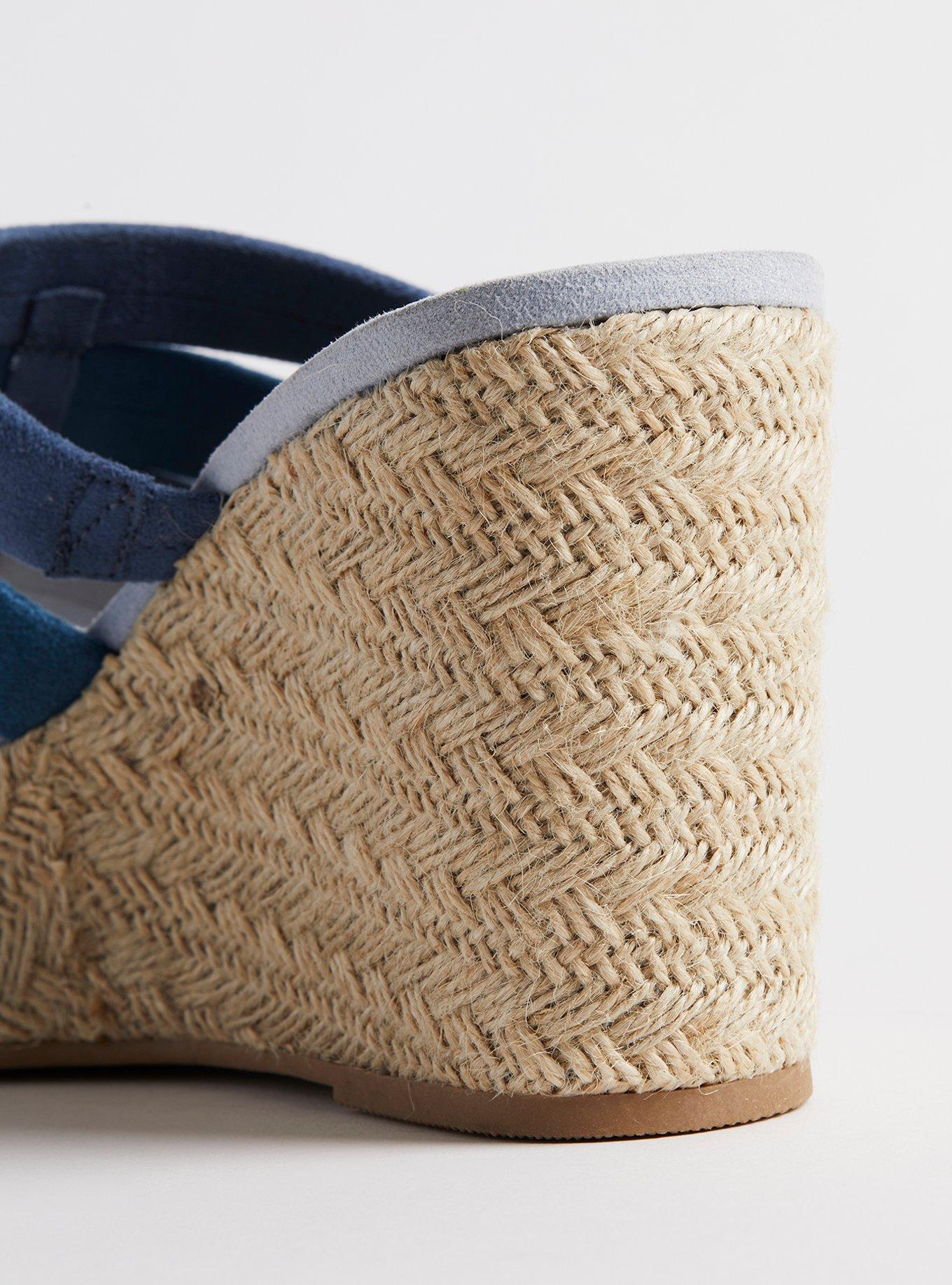 Multi Strap Wedge Sandal (WW), BLUE, alternate