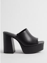 Platform Heel Sandal (WW), BLACK, alternate