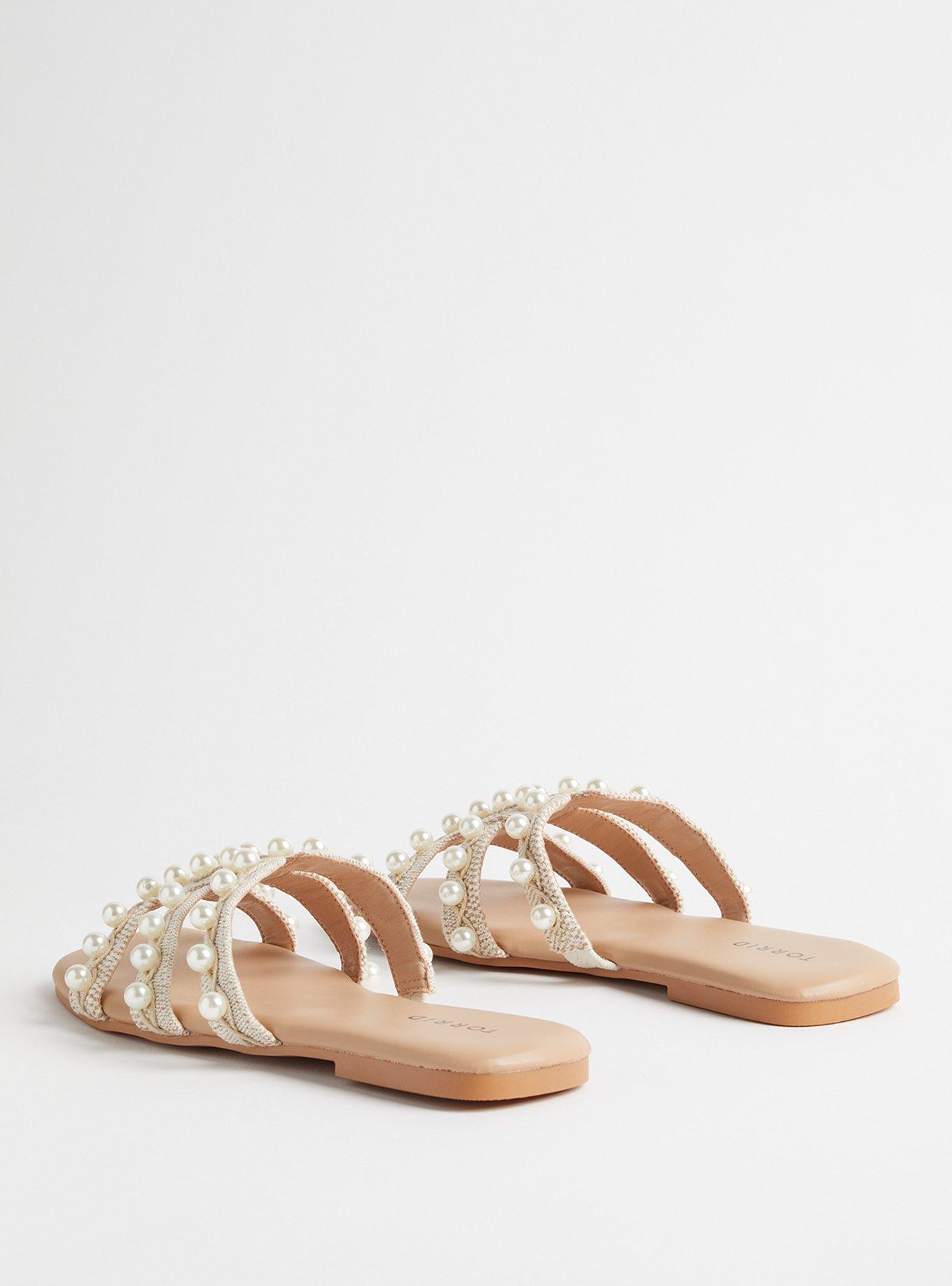 Pearl Sandal (WW), BEIGE, alternate