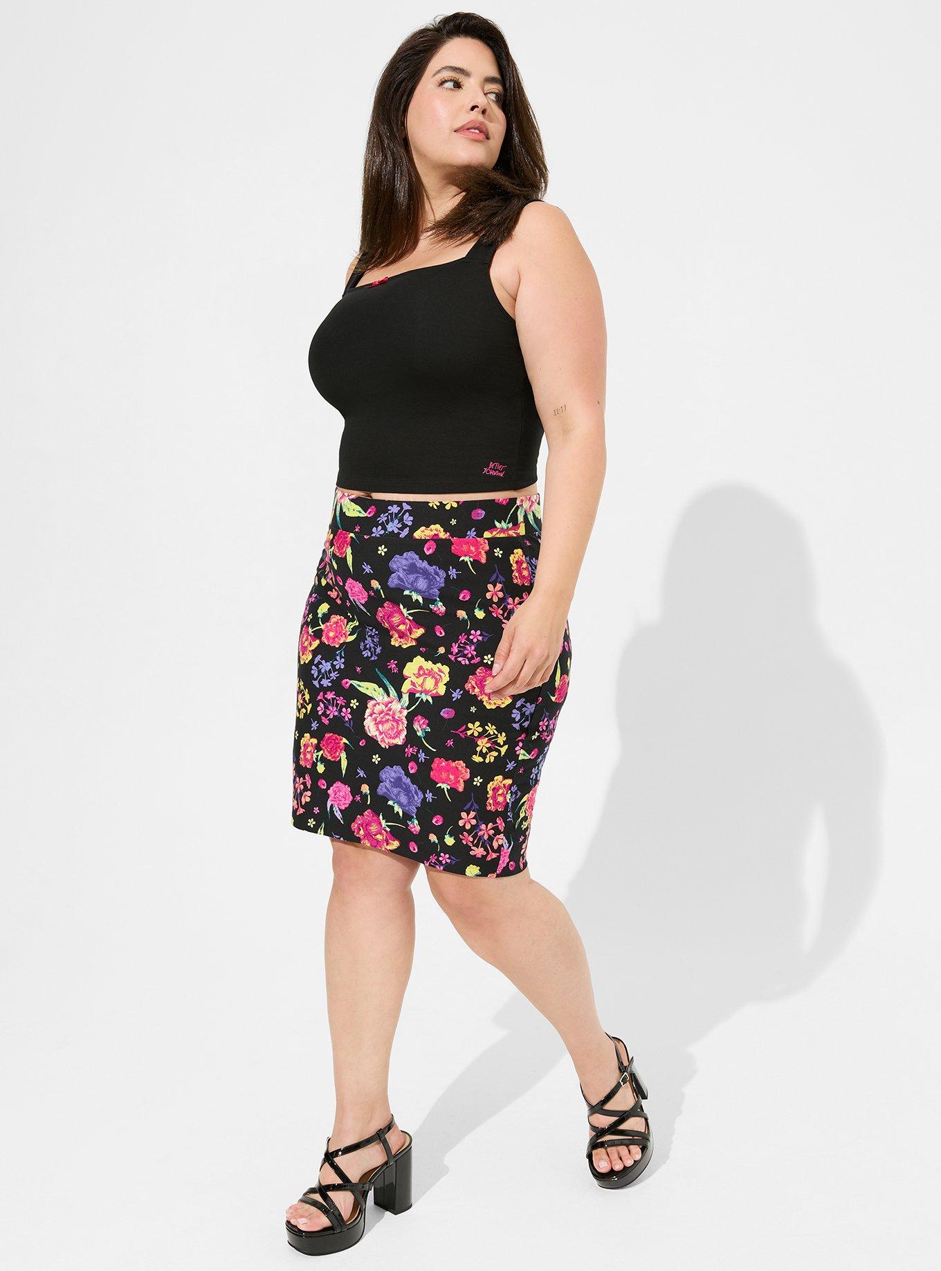 Plus Size - Betsey Johnson Foxy Cropped Tank - Torrid