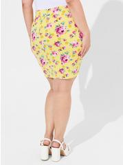 Plus Size Betsey Johnson Mini Studio Knit Ruched Skirt, MULTI, alternate