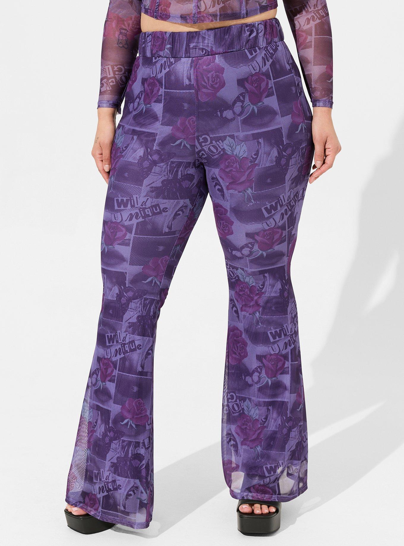 Plus Size - Mesh Flare Pant - Torrid