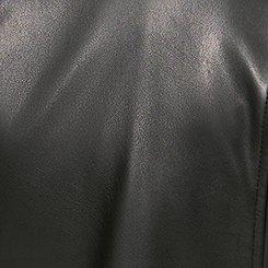 Betsey Johnson Faux Leather Crop Moto Jacket, DEEP BLACK, swatch