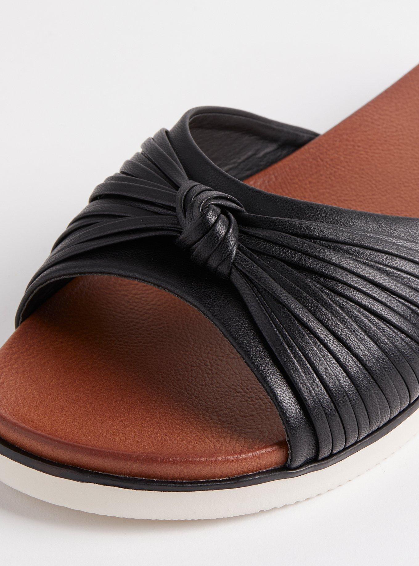 Twist Knot Slide (WW), BLACK, alternate