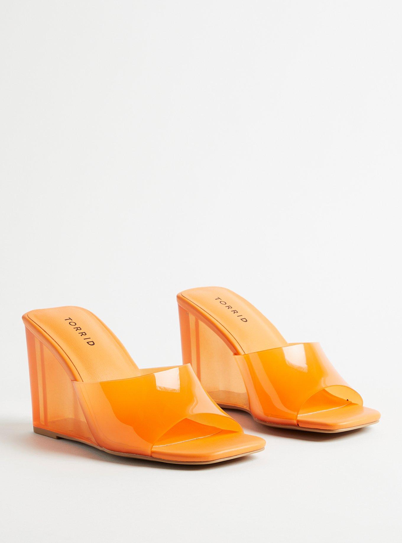 Plus Size Lucite Wedge WW Torrid