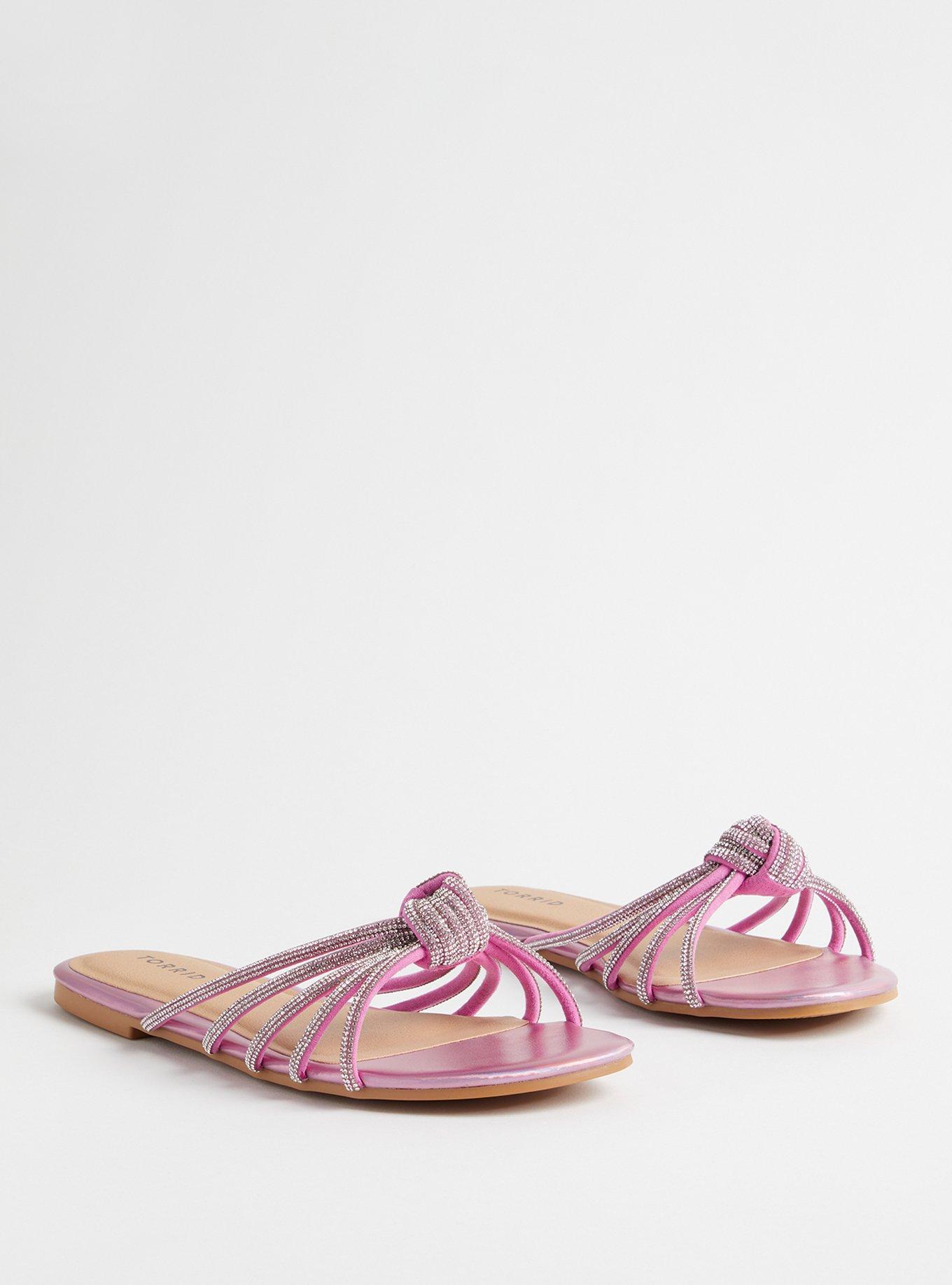 Embroidered Twist Sandal (WW