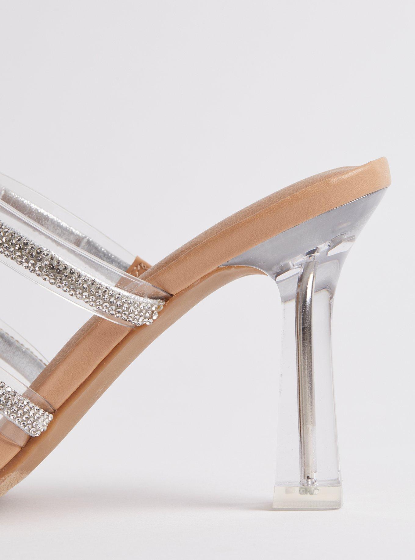 Lucite 3 hot sale inch heels