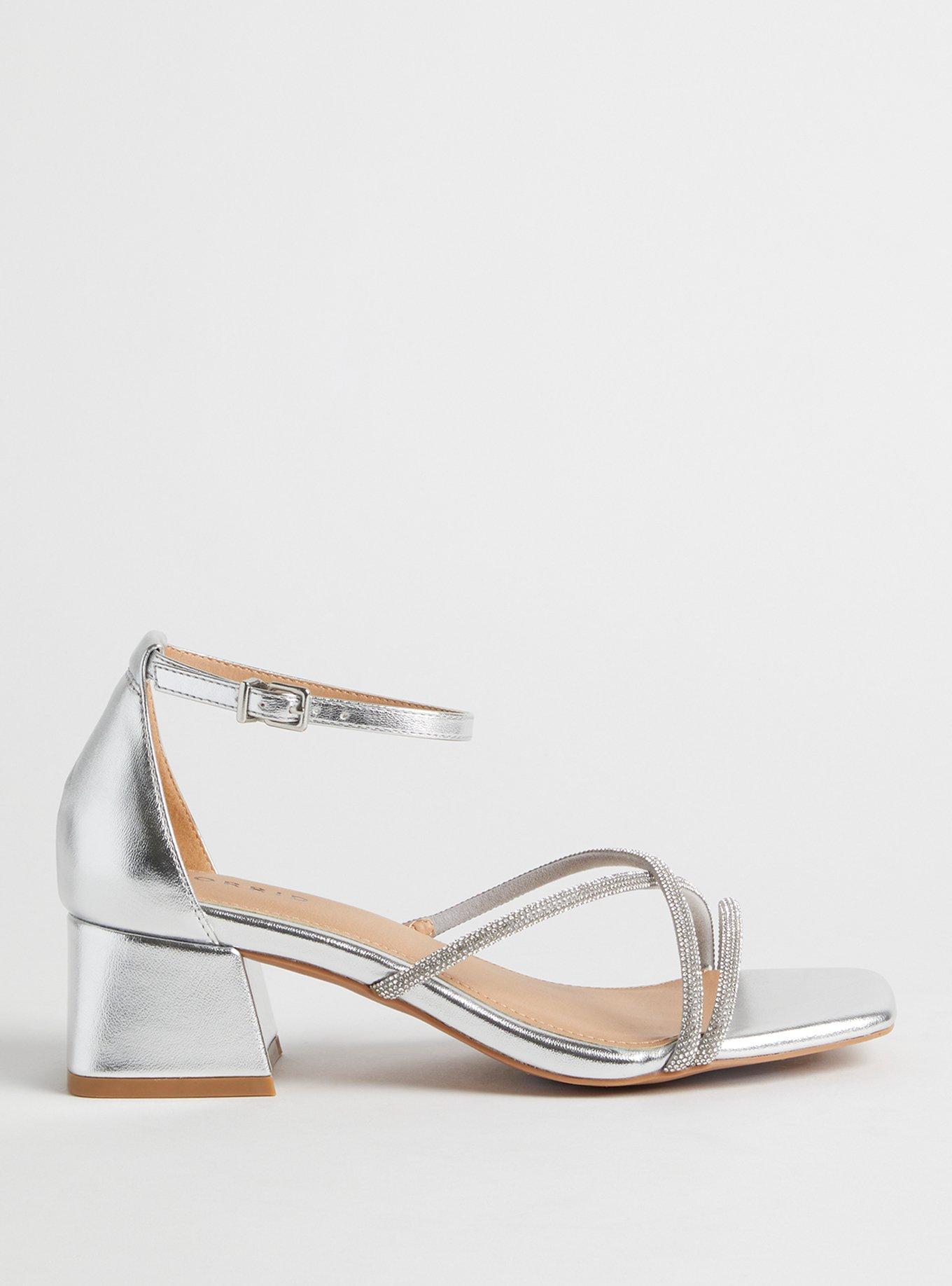 Embellished Block Heel Sandal (WW)