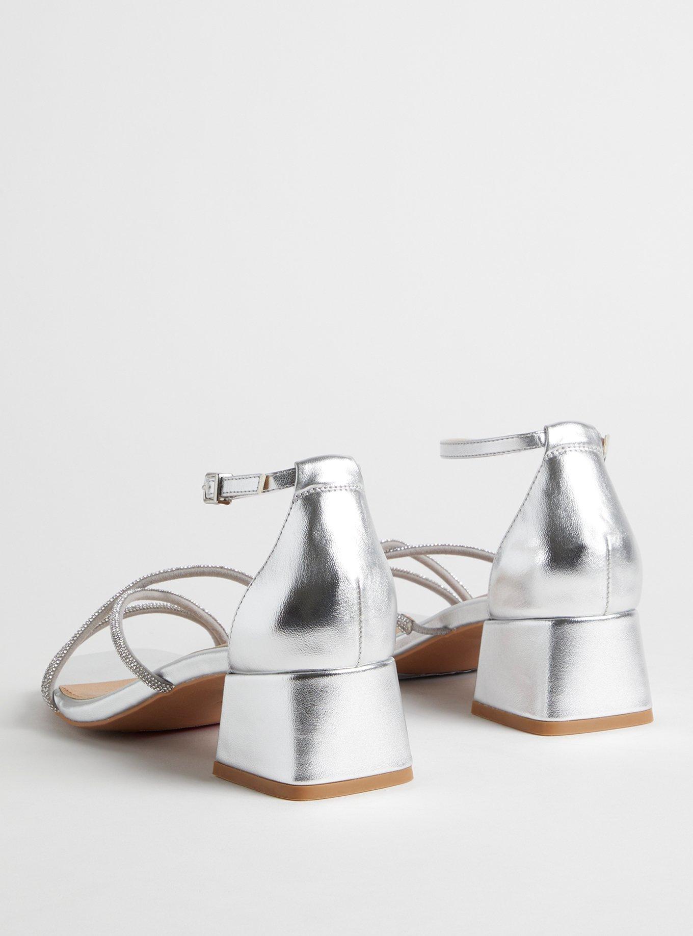 Embellished Block Heel Sandal (WW)